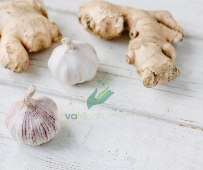 Coughs and Colds: The fast pharmacy. (ginger, garlic and lemongrass)