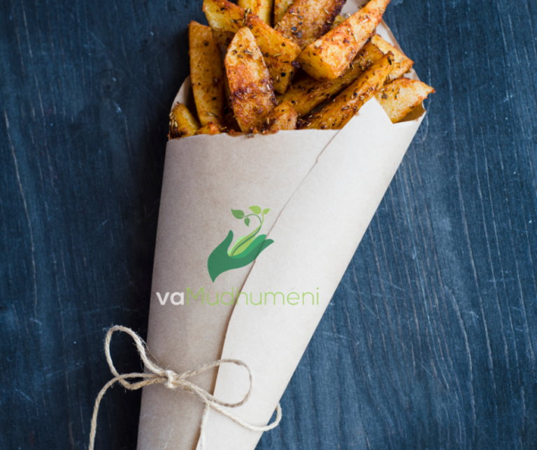 Coriander Oven Spiced Fries.
